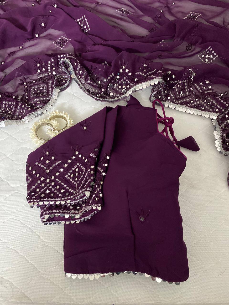 JK Designer Georgette Silk Party Wear Sarees Wholesale Clothing Suppliers In India
